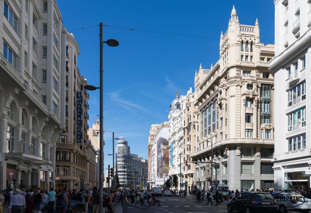 Ferienwohnung Charming Gran Via Center Madrid Exterior foto